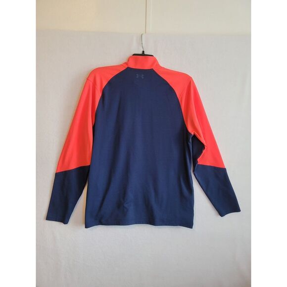 Under Armuor Golf Men's L Loose Pockets Quarter Zip Long‎ Sleeves - Picture 3 of 7